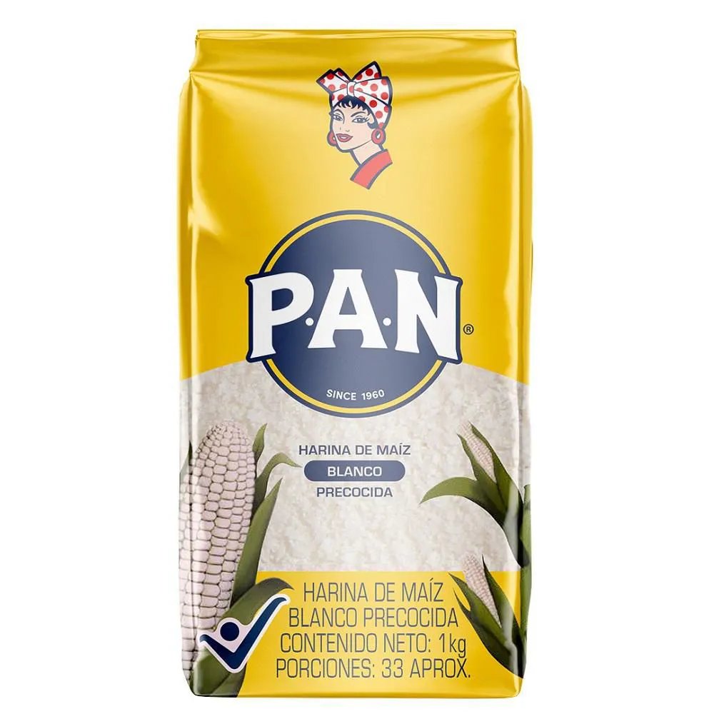 Harina de maíz blanca 1000 gr